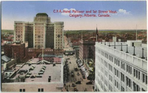 First Street Looking South (Around 1914) William & Harris