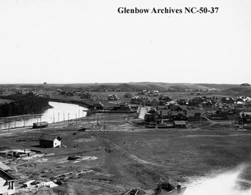 Looking South from Mount Royal toward Elbow Park (1910) Glenbow