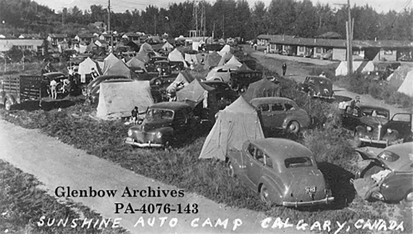 Sunshine Auto Camp near Macdonald Bridge (1940) Glenbow